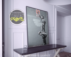 Graffiti Is Not A Crime Banksy-Inspired Wall Art Print