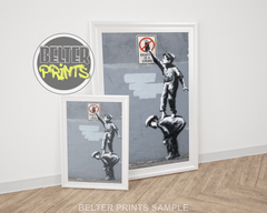 Graffiti Is Not A Crime Banksy-Inspired Wall Art Print