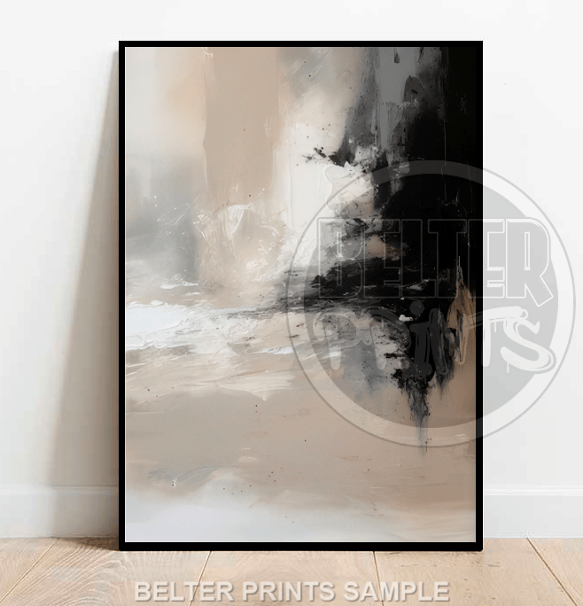 Neutral Modern Abstract Prints (SET OF 3)