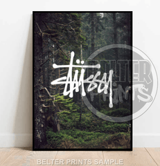 Stussy - Forest backdrop
