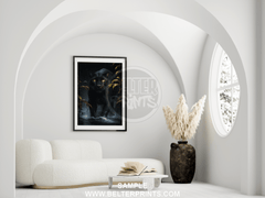 Black Panther Wall Art – Jungle Stalker Big Cat Print