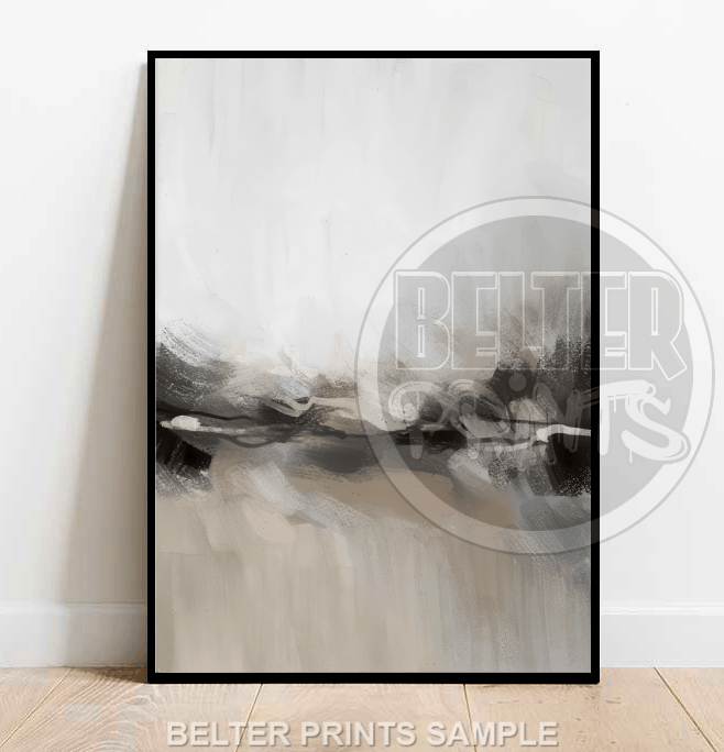 Modern Abstract Brush Prints - (SET OF 2)