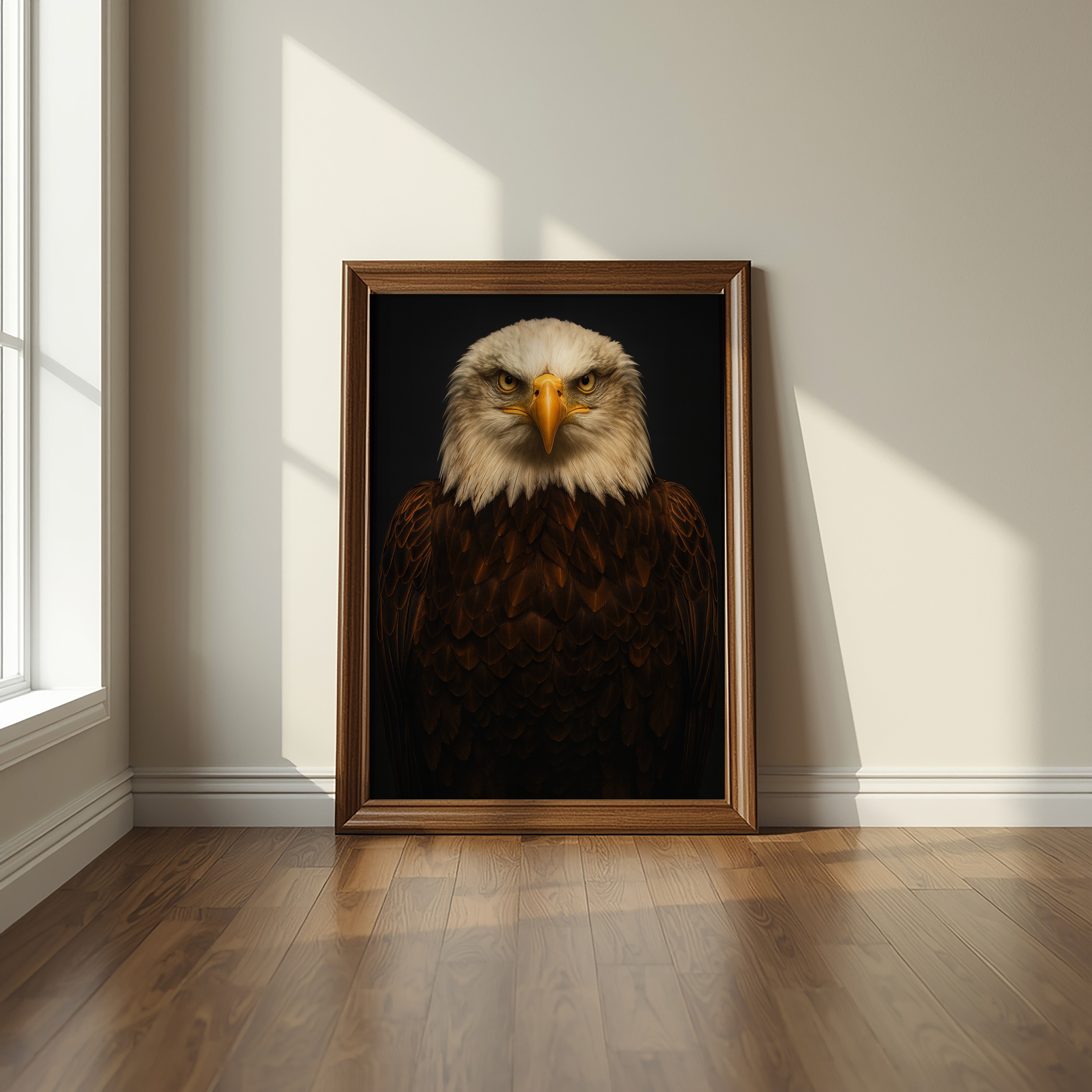 Bald Eagle Portrait | Majestic Bird of Prey Wall Art Print