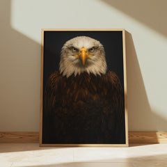 Bald Eagle Portrait | Majestic Bird of Prey Wall Art Print