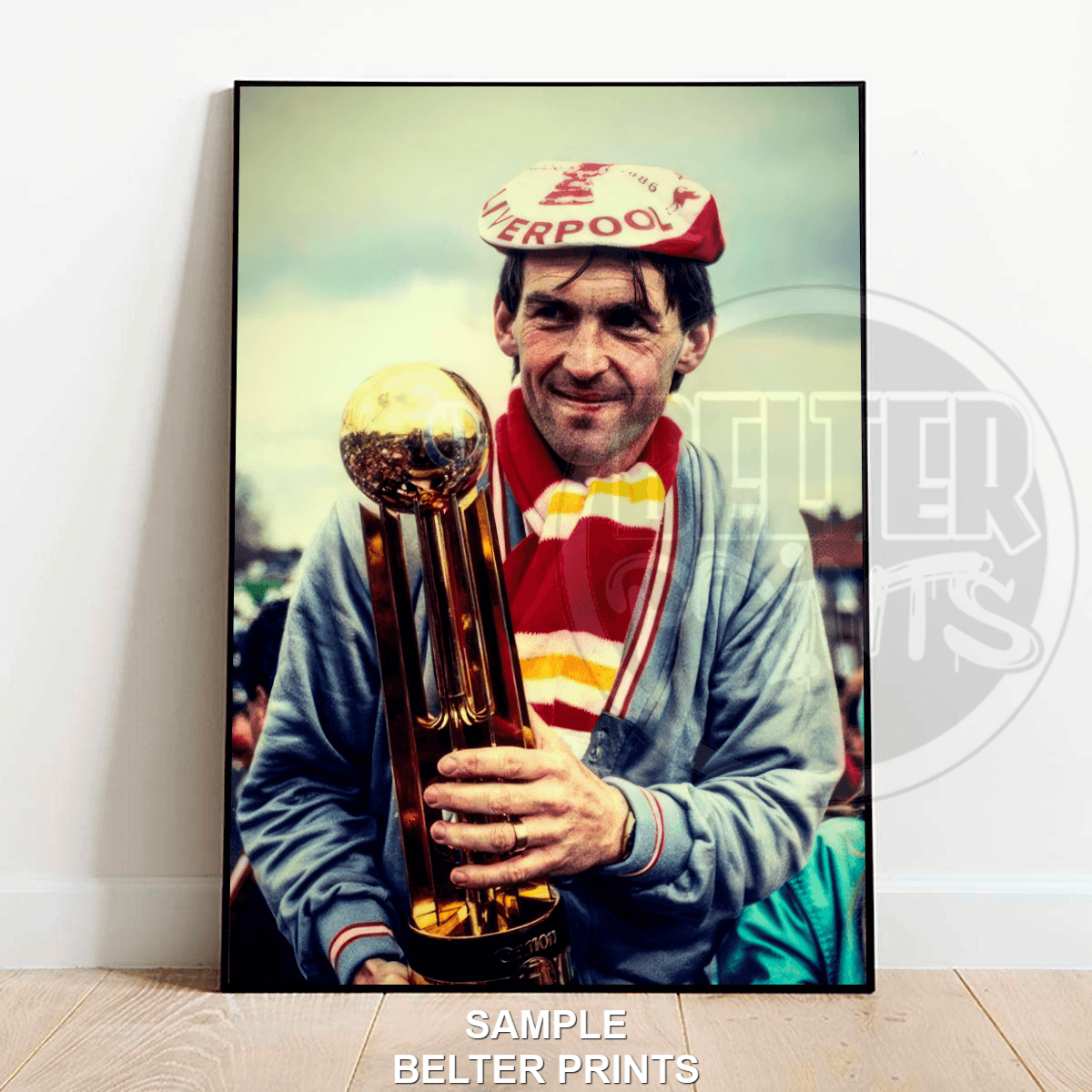 KING KENNY | Kenny Dalglish Liverpool Wall Art | Football Legend Print