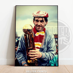 KING KENNY | Kenny Dalglish Liverpool Wall Art | Football Legend Print