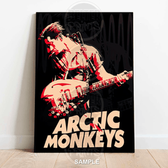 Arctic Monkeys wall art, indie rock band poster