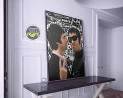  Britpop Oasis collage print