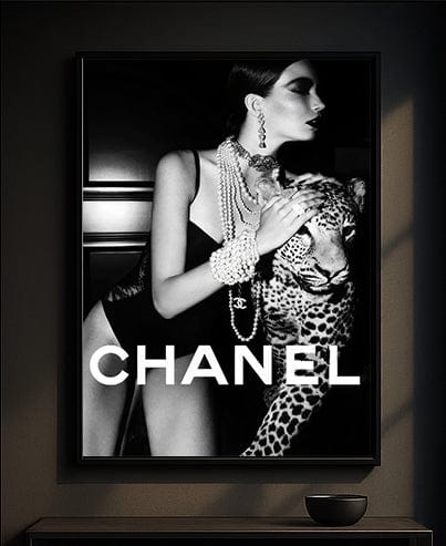 CHANEL FASHION WALL ART PRINT DESIGNER LUXURY ART BELTER