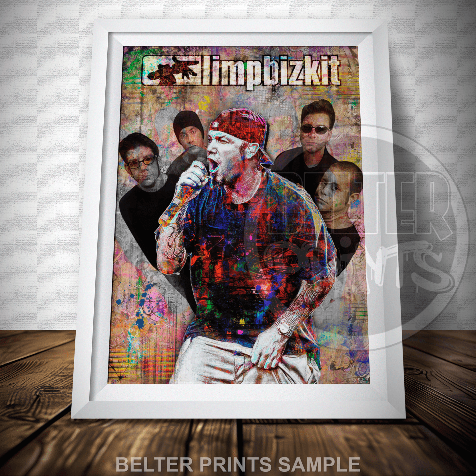 Limp Bizkit colorful poster