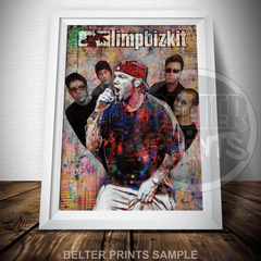 Limp Bizkit colorful poster