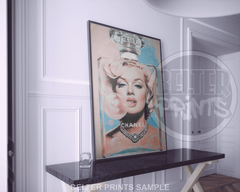 Marilyn Monroe fashion wall art