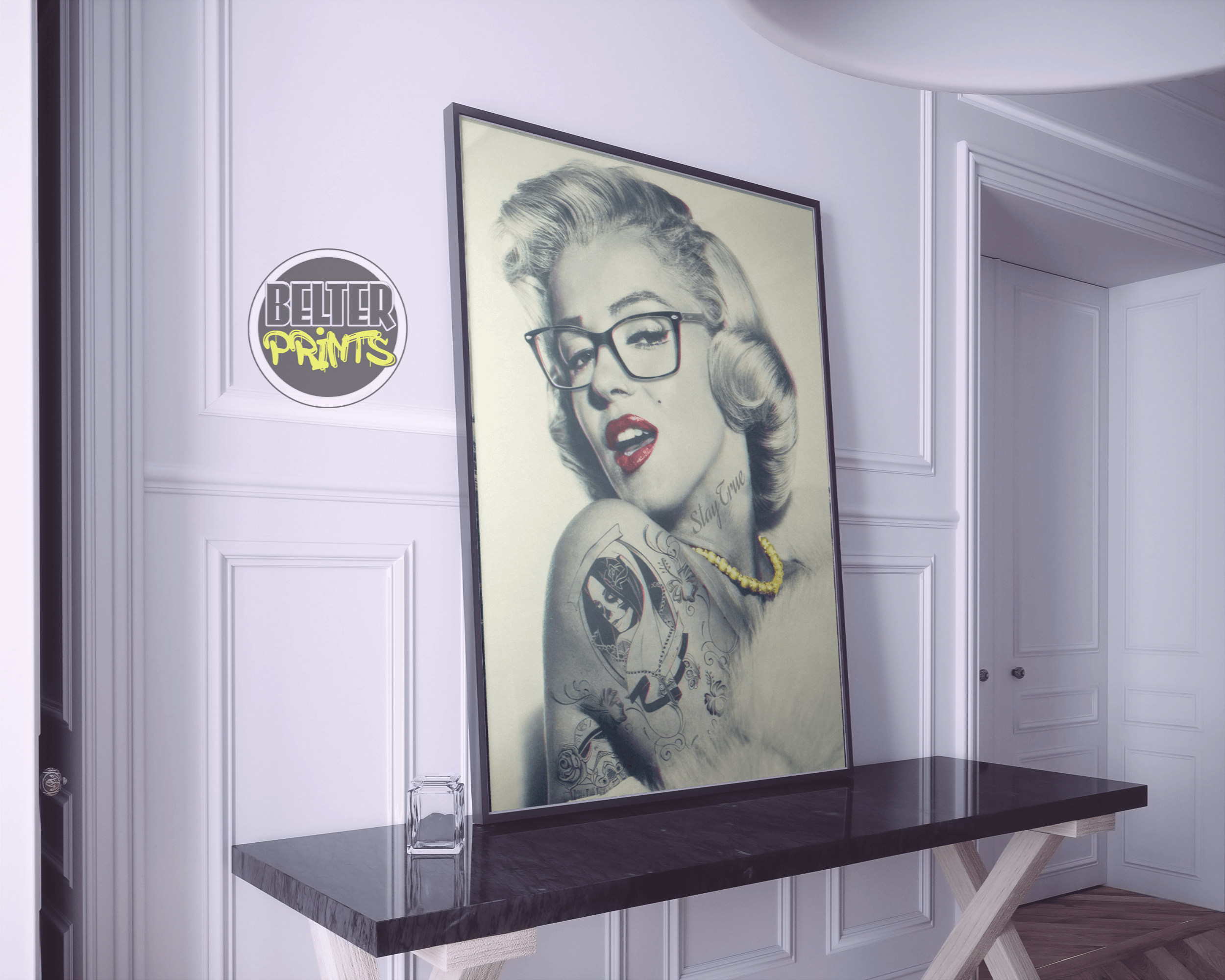 Marilyn Monroe rebellious art print
