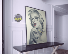 Marilyn Monroe rebellious art print