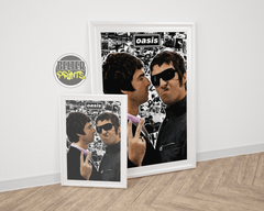 Oasis rock and roll poster
