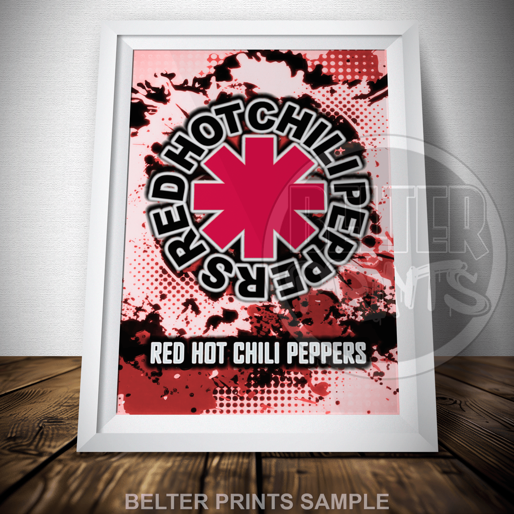 Red Hot Chili Peppers grunge art