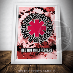Red Hot Chili Peppers grunge art