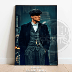 Thomas Shelby smoking in full suit Peaky Blinders wall art