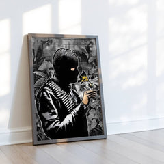 street-art-soldier-with-flower-banksy-inspired-poster