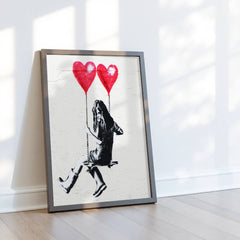 banksy-inspired-heart-balloons-girl-artwork-framed