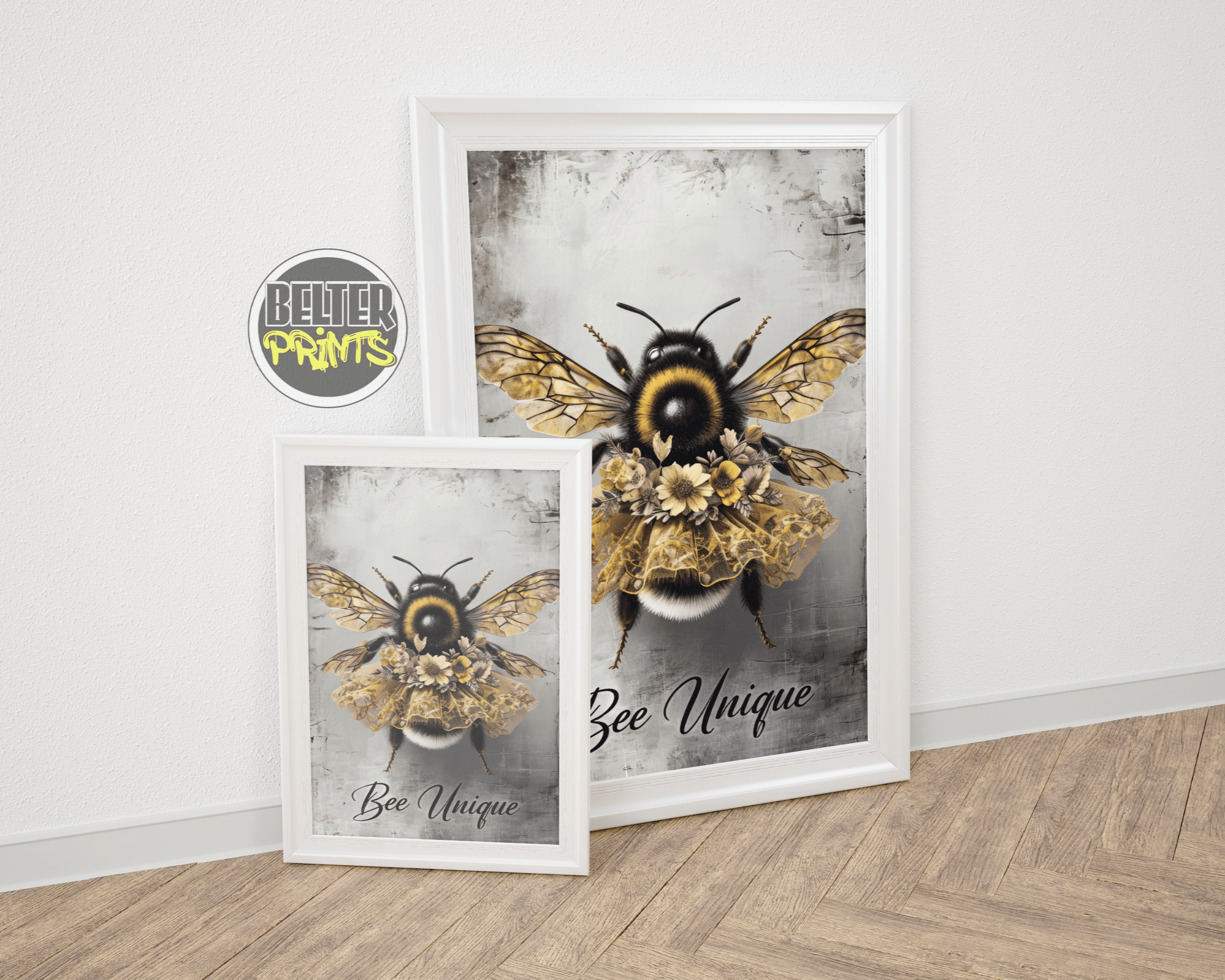 bee-unique-floral-bee-wall-art-print-decor