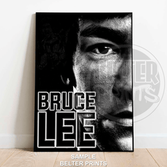 bruce lee martial art wall art print movie