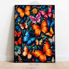 butterfly-collage-colourful-abstract-wall-art-print