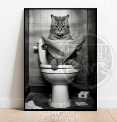 cat-on-toilet-wall-art-print