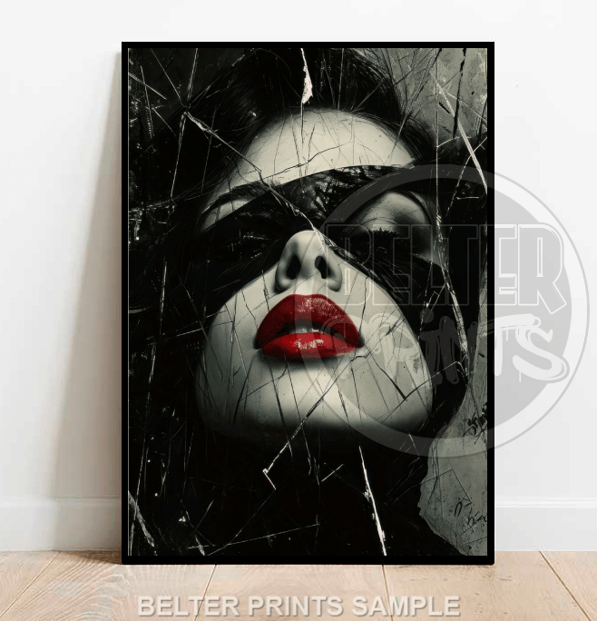 catwoman-glamour-abstract-wall-art-print

