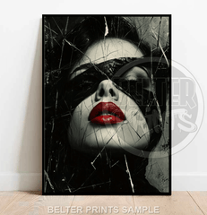 catwoman-glamour-abstract-wall-art-print

