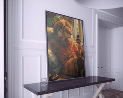 chill-king-lion-wall-art-print-relax