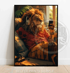chill-king-lion-wall-art-print