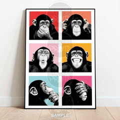 chimp-expressions-6-panel-collage-wall-art-print
