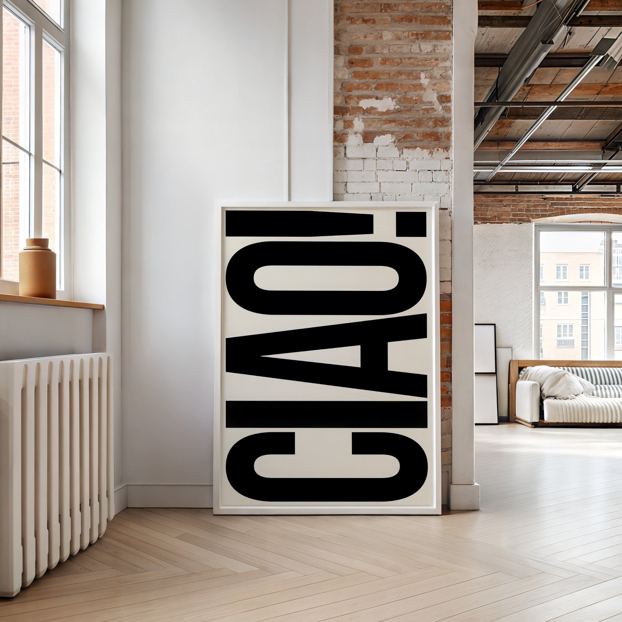 CIAO! | Minimalist Typography Art Print