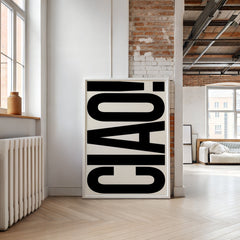 CIAO! | Minimalist Typography Art Print