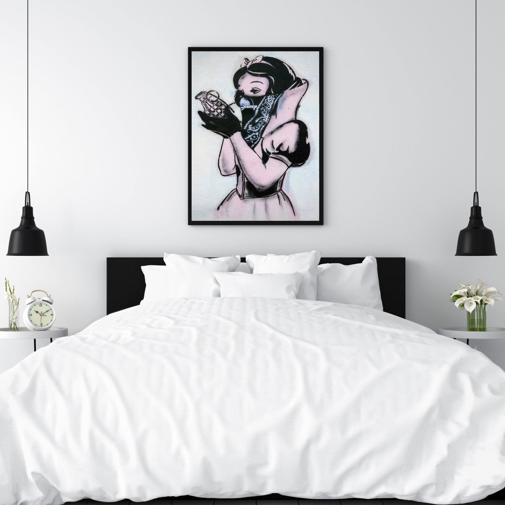 Cinderella Revolution | Banksy-Inspired | Urban Street Wall Art Print