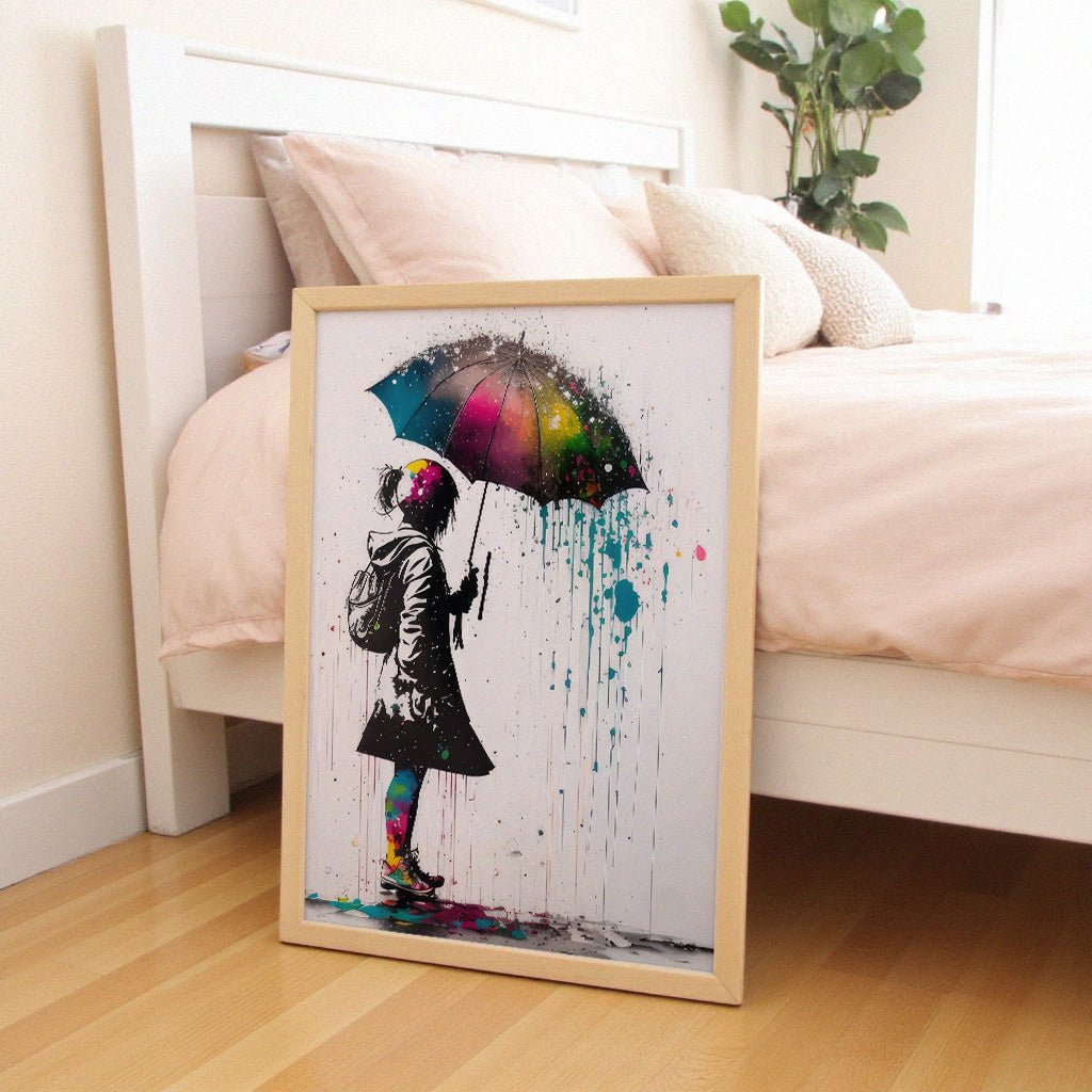 playful-graffiti-style-colourful-rainbow-wall-art