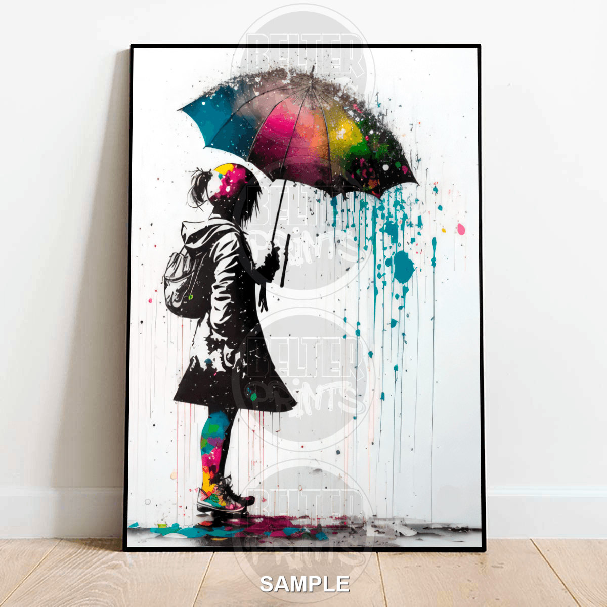 Colour Reign | Banksy-Inspired | Street Wall Art Print