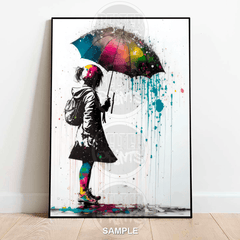 Colour Reign | Banksy-Inspired | Street Wall Art Print