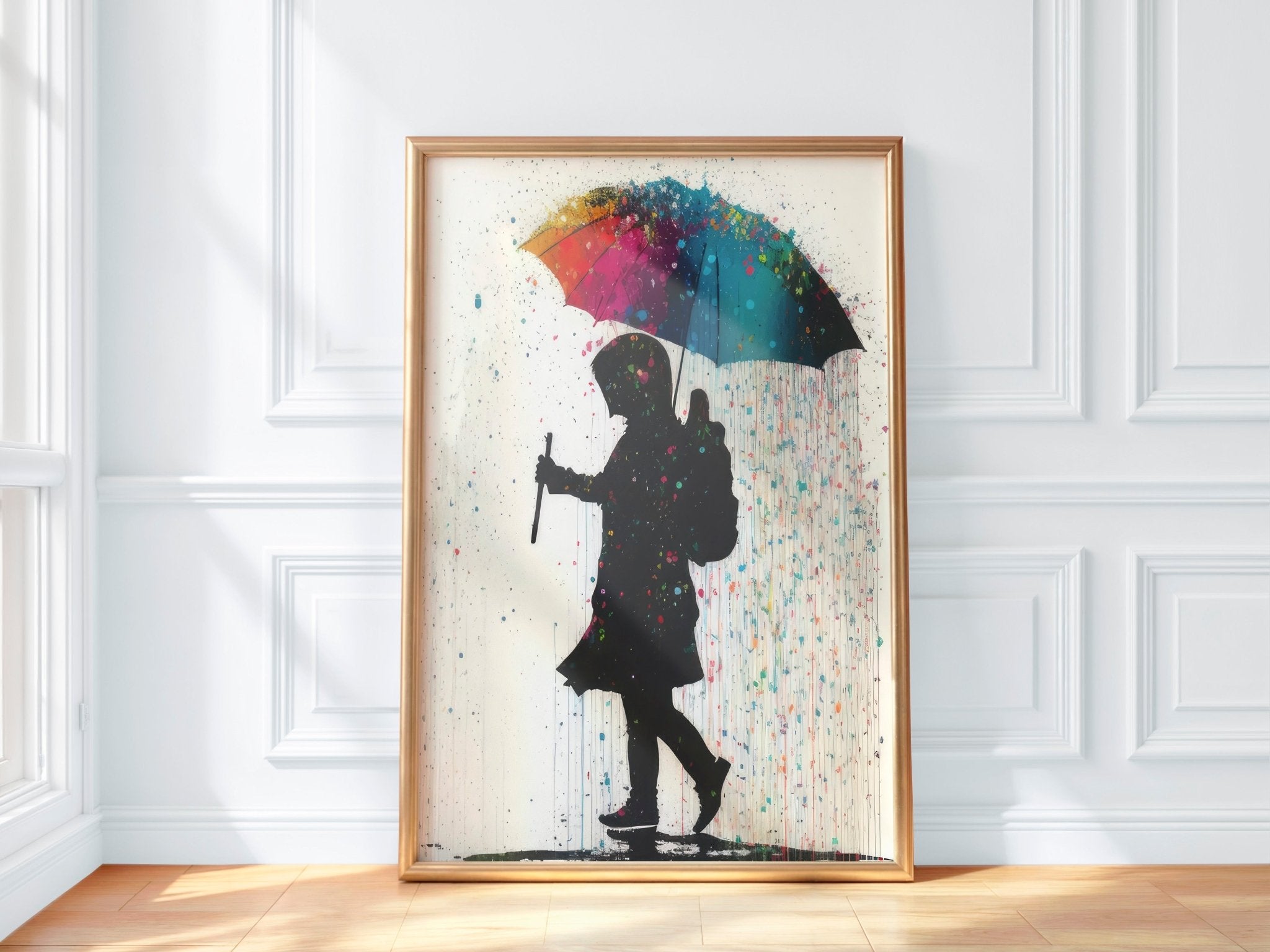 Colour Splash | Banksy-Inspired | Street Wall Art Print