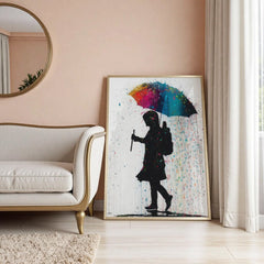 Colour Splash | Banksy-Inspired | Street Wall Art Print