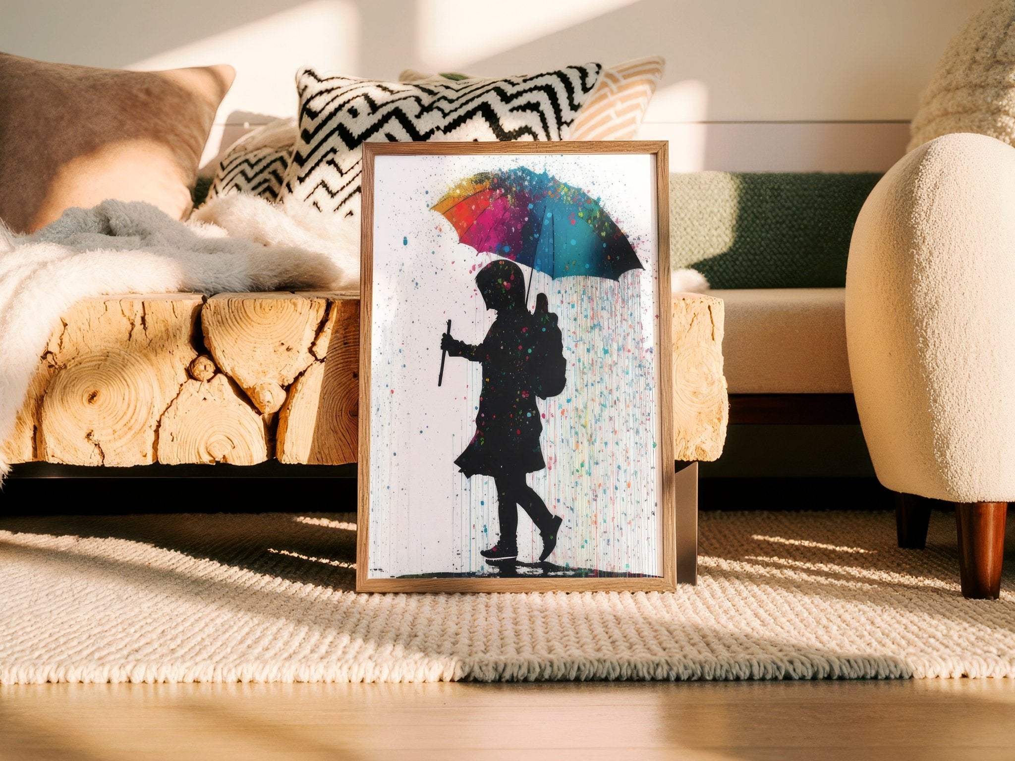 Colour Splash | Banksy-Inspired | Street Wall Art Print