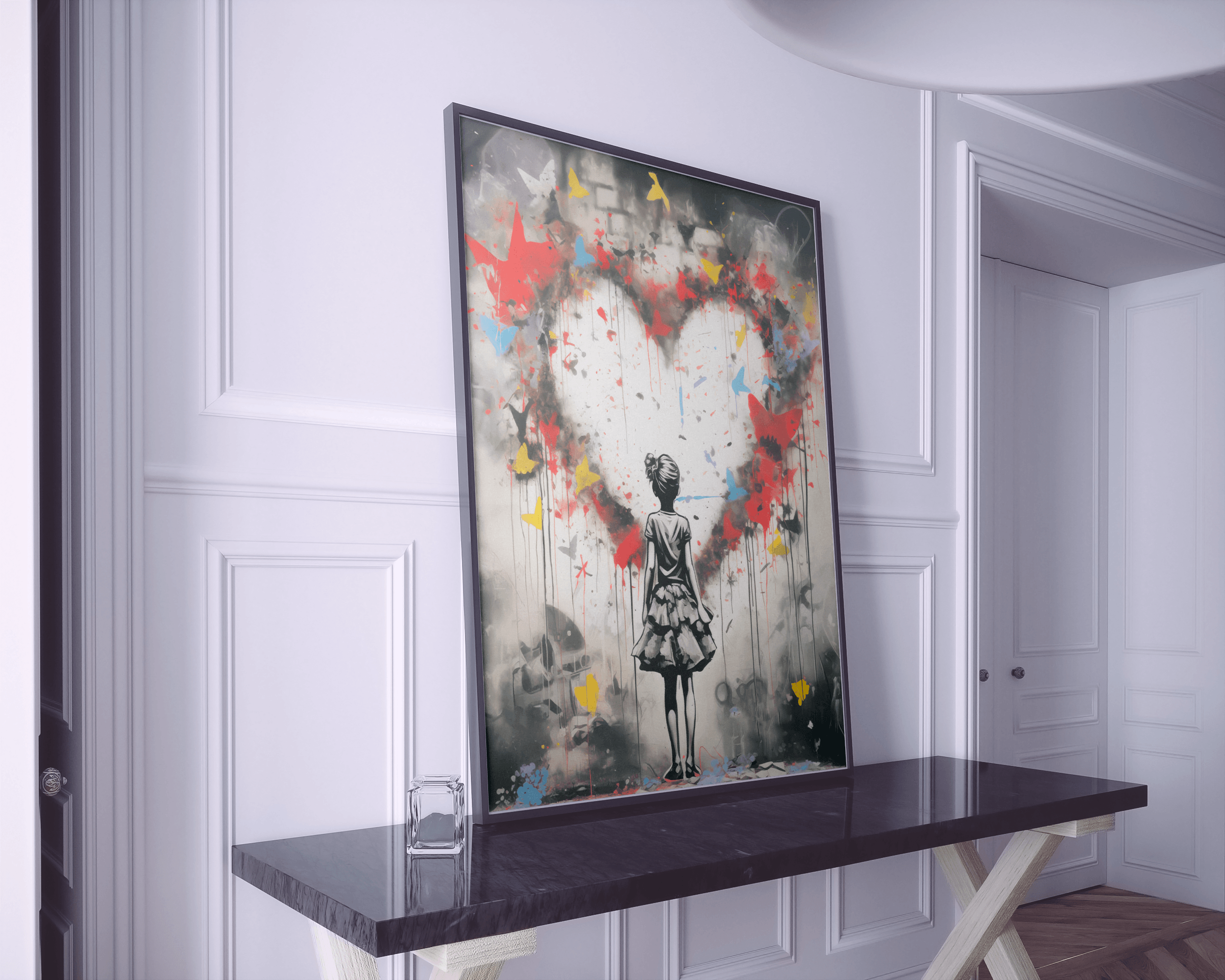 contemporary street art wall print