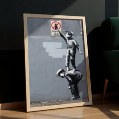 Crime Of Art | Banksy-Inspired | Urban Street Wall Art Print