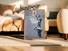 Crime Of Art | Banksy-Inspired | Urban Street Wall Art Print