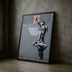 Crime Of Art | Banksy-Inspired | Urban Street Wall Art Print