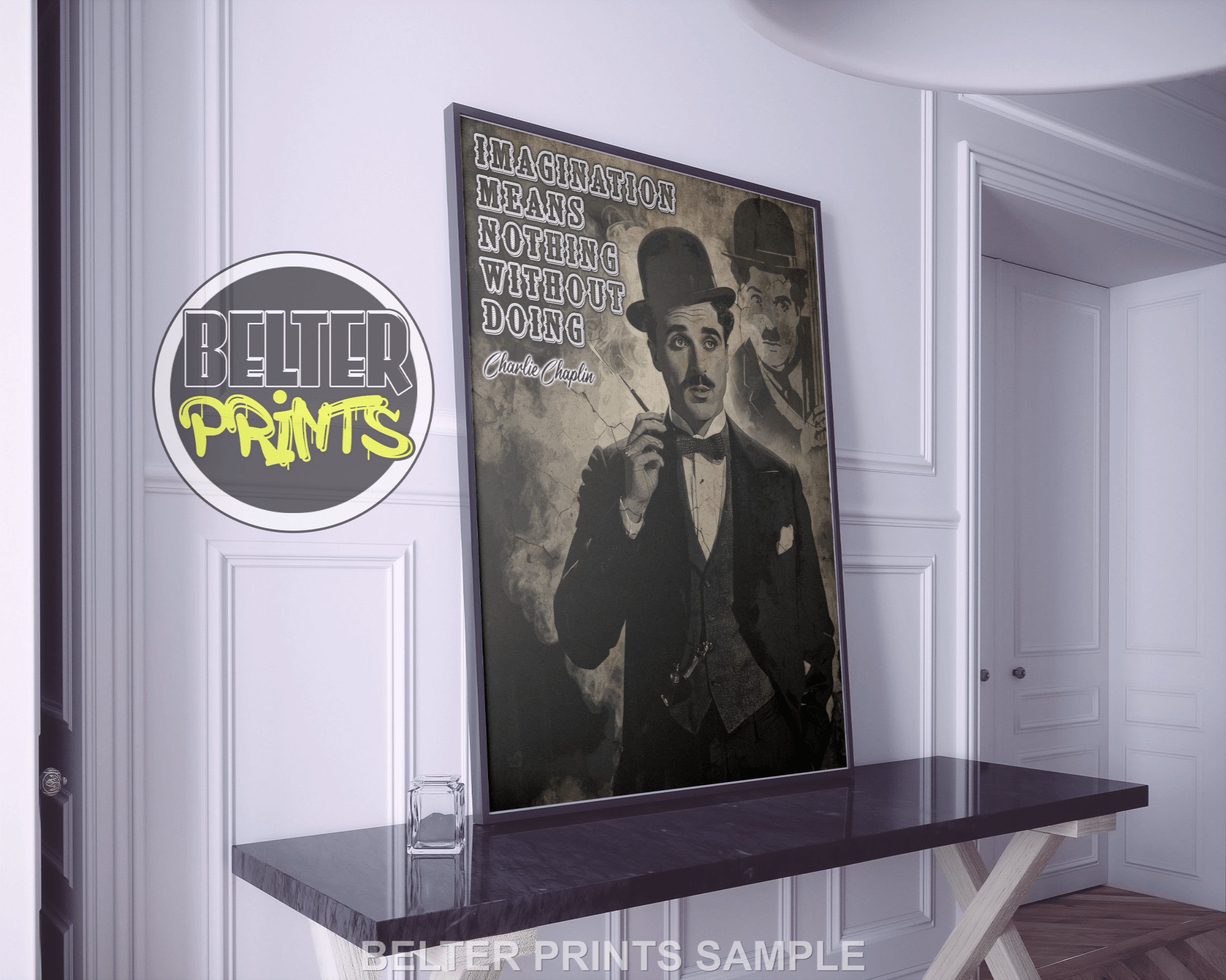 decor-charlie-chaplin-wisdom-quote-vintage-wall-art-print
