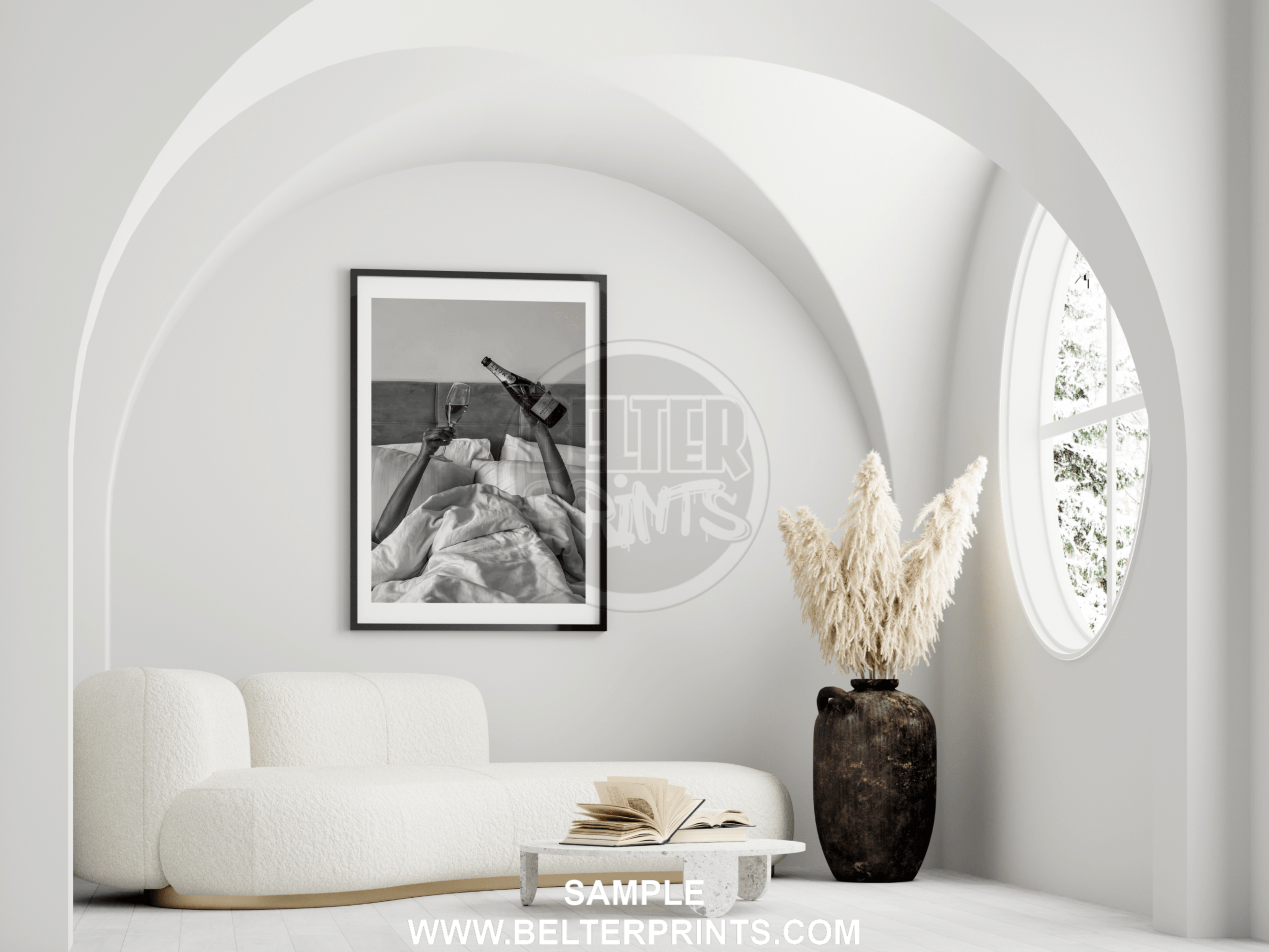 serene-indulgence-woman-wine-in-bed-wall-art-print-decor