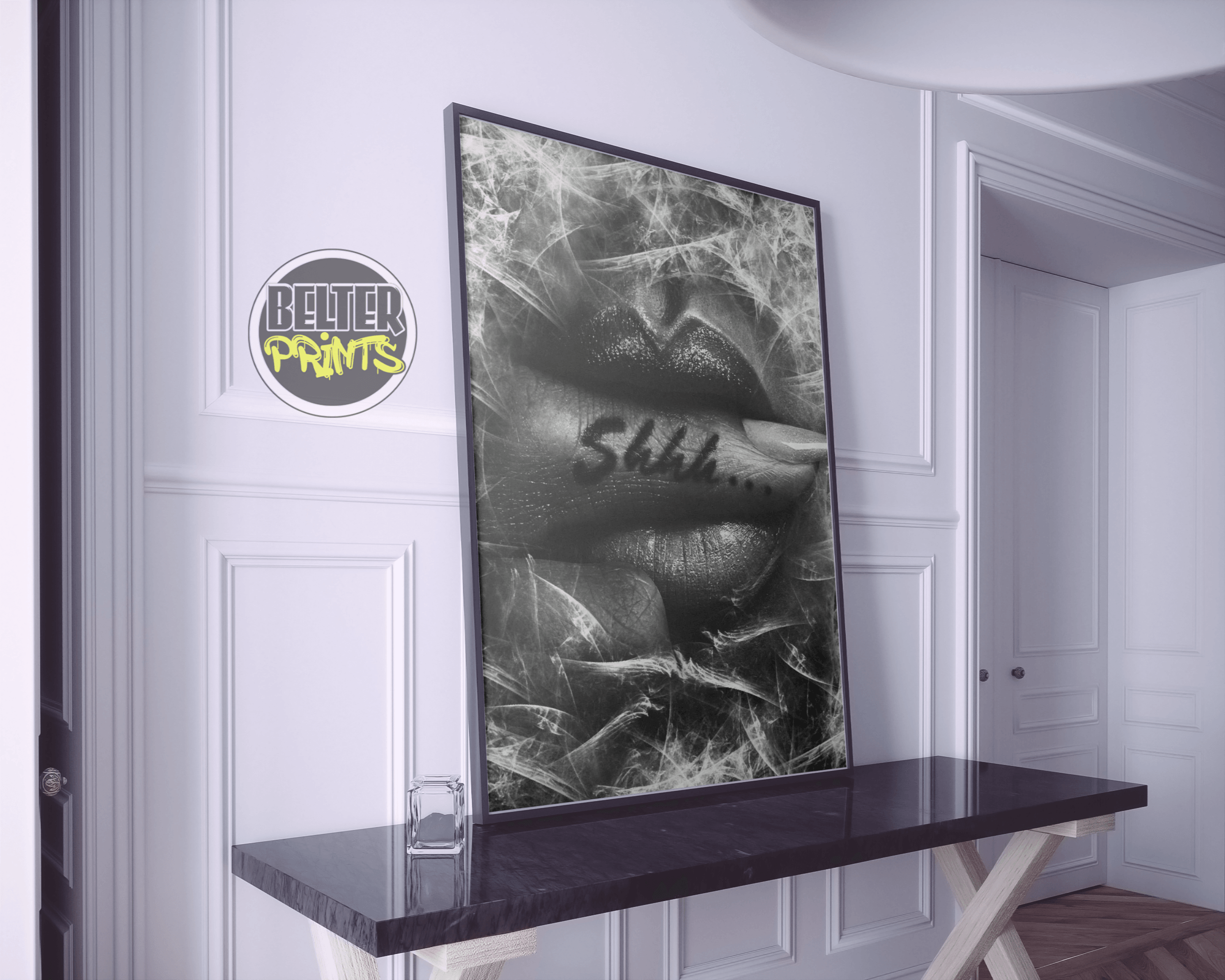 decor-silent-elegance-shhh-tattoo-wall-art-print