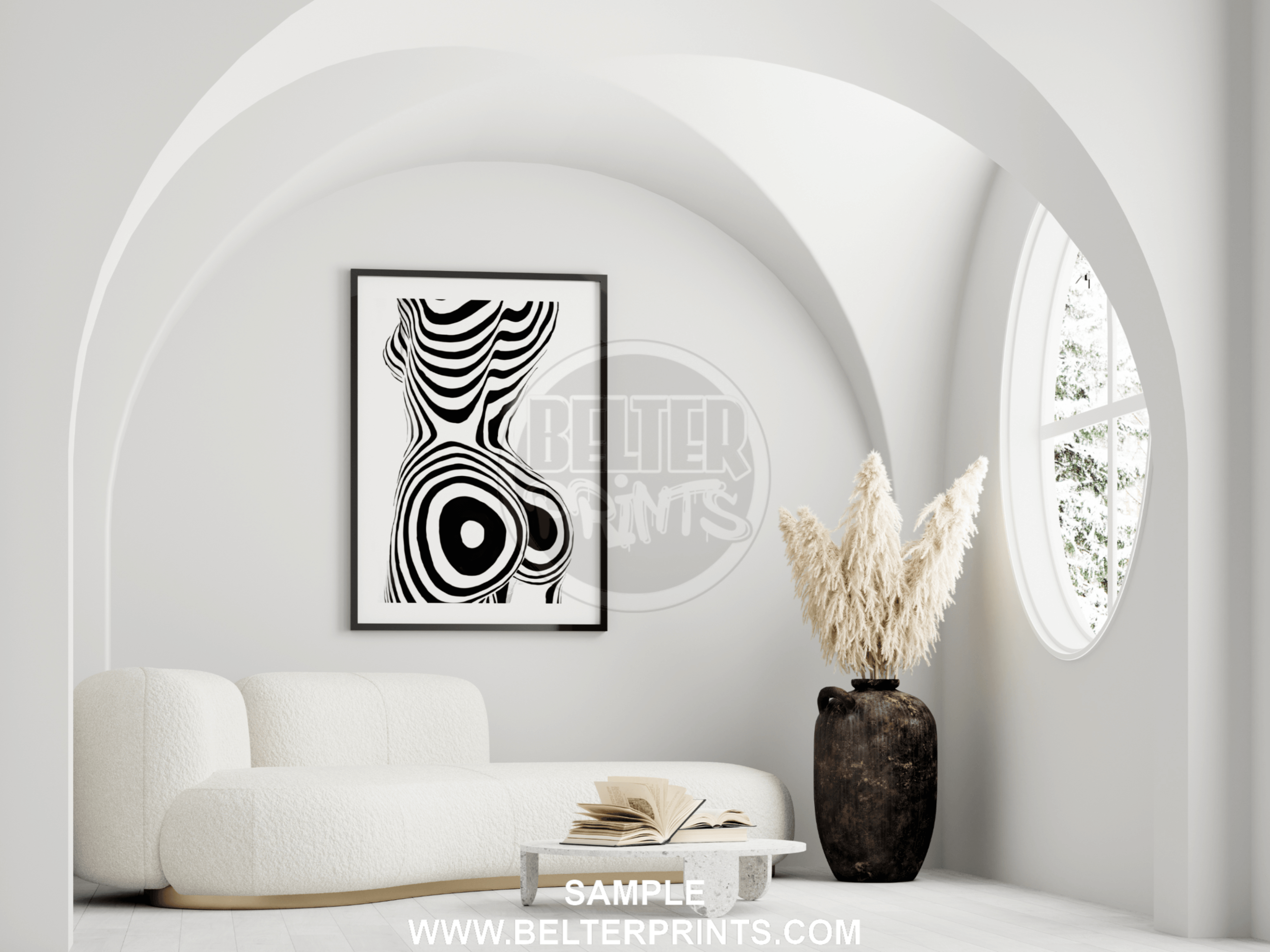 timeless-silhouette-body-figure-black-white-wall-art-print